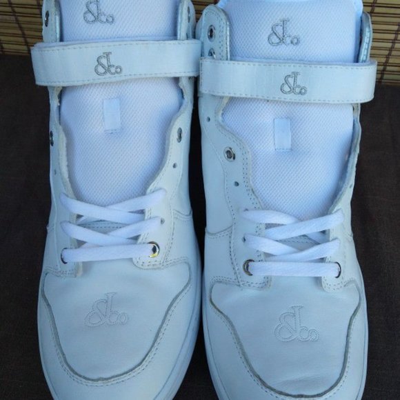 2006 Jacob Arabic J&Co White Leather Hi Tops main image 8